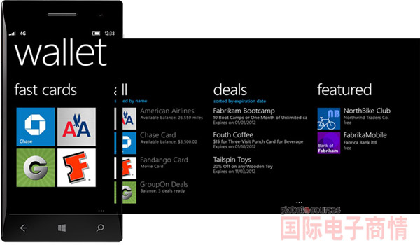 Windows Phone 8 WalletΪ΢Windows Phone 8ṩNFC